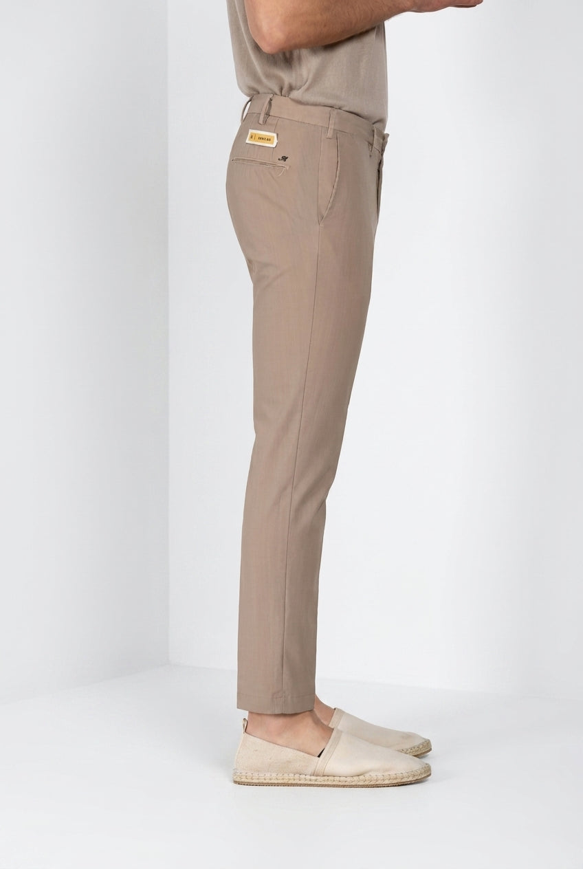 New York pantalón chino hombre en twill de lana regular fit