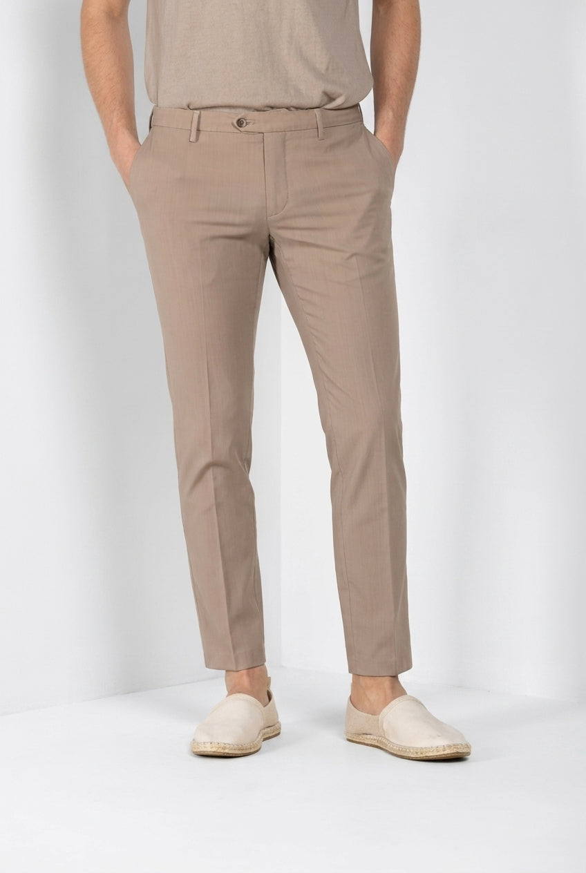 New York Hose Chino Herren aus Wolltwill regular fit