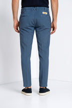 New York pantalone chino uomo in twill lana regular fit