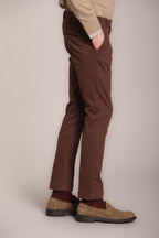 Milano men's chino pants in stretch gabardine extra slim fit ①