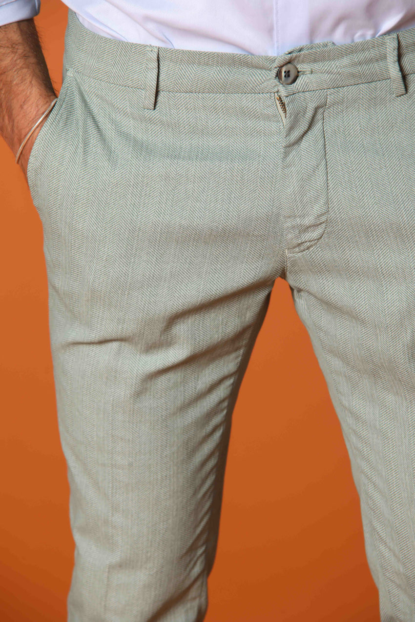 Milano men's chino pants in stretch fabric extra-slim fit