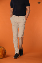 Milano Herren Chino Hose aus Pima-Baumwolle Extra Slim Fit ①