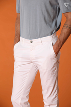Milano men's chino pants in pima cotton extra slim fit ①
