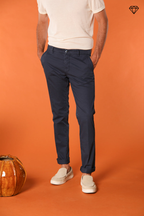 Milano men's chino pants in pima cotton extra slim fit ①