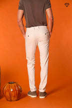Milano men's chino pants in pima cotton extra slim fit ①