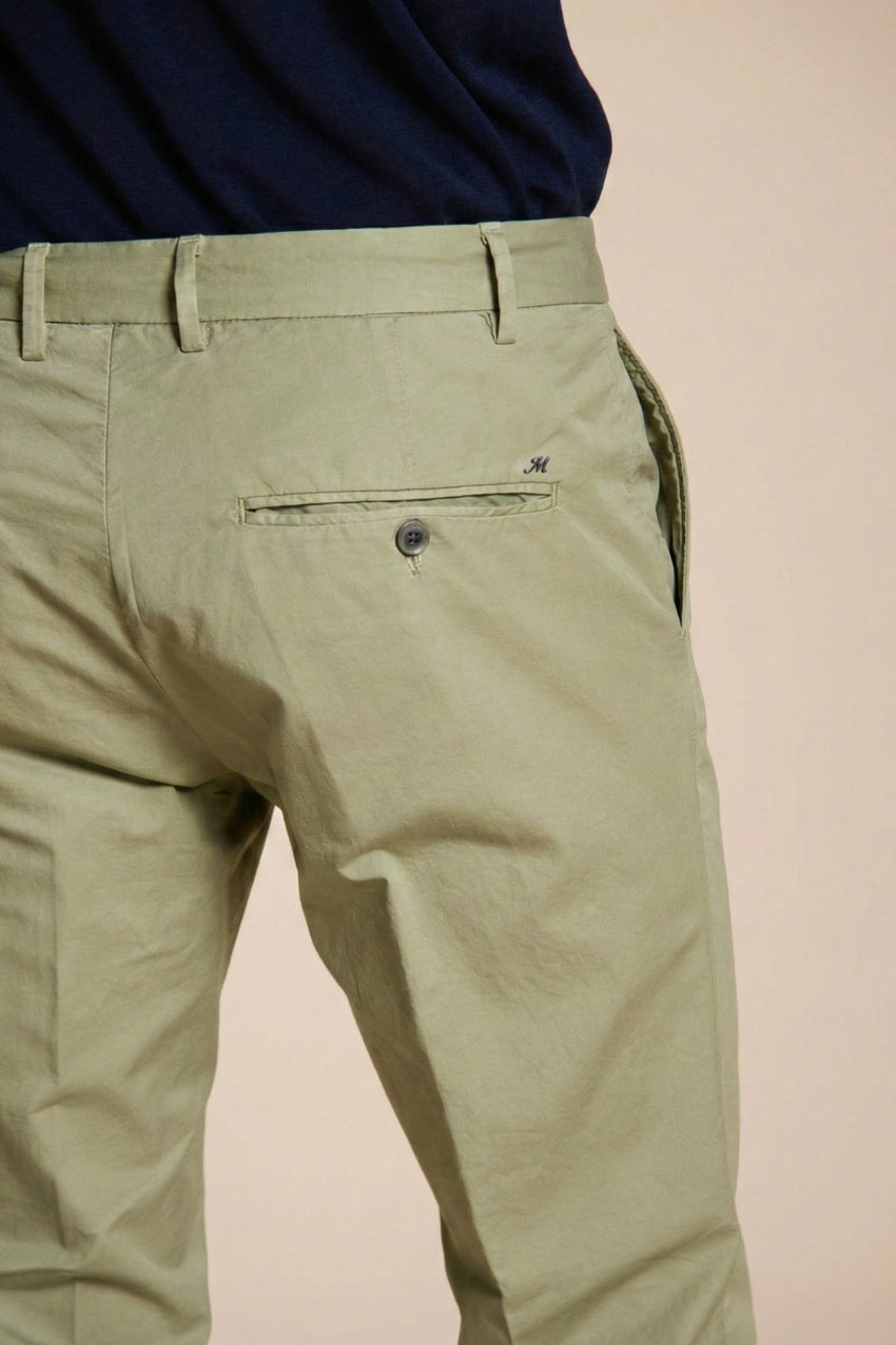 Milano Herren Chino Hose aus Gabardine Stretch extra slim fit ①