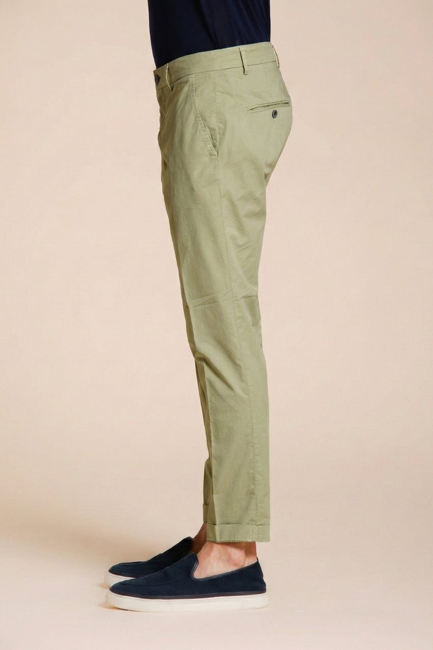 Milano Herren Chino Hose aus Gabardine Stretch extra slim fit ①
