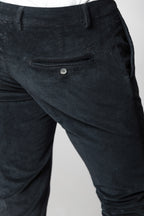 Milano pantalone chino uomo in velluto 500 righe extra slim fit