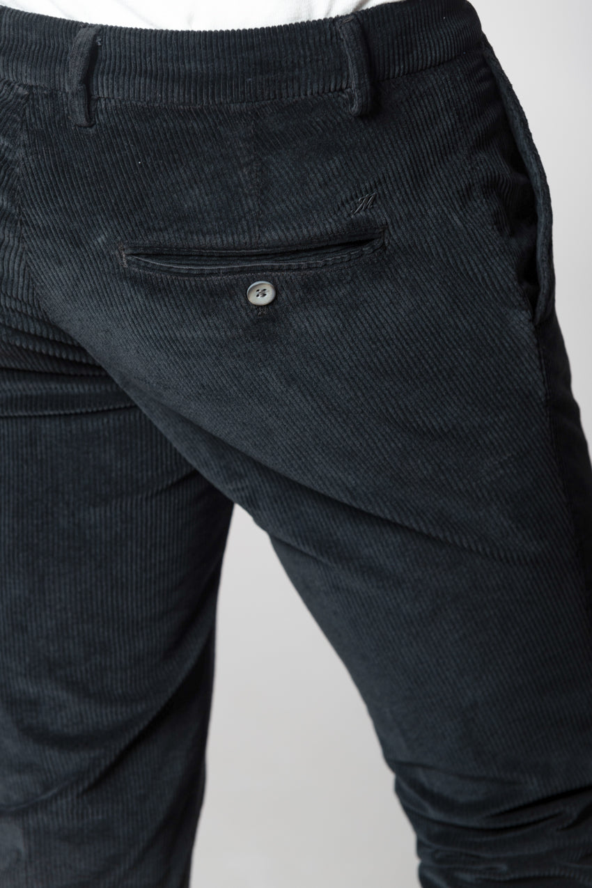 Milano men's chino pants in 500-line corduroy extra slim fit