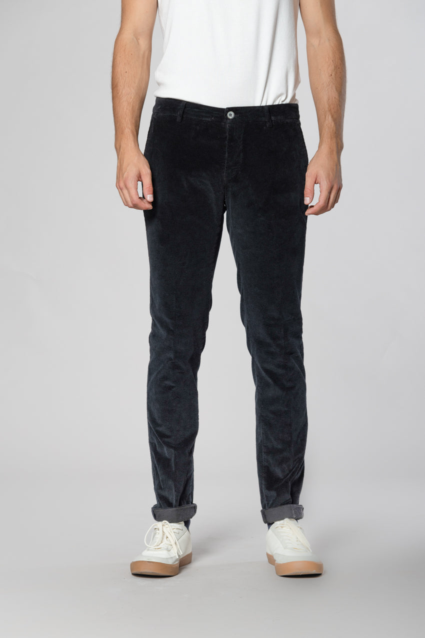 Milano pantalone chino uomo in velluto 500 righe extra slim fit