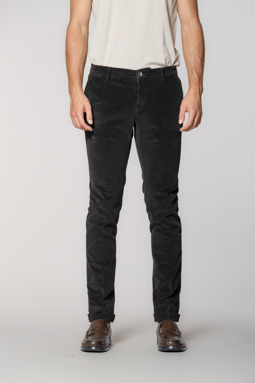 Milano men's chino pants in 500-line corduroy extra slim fit