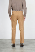 Milano pantalón chino de hombre en gabardina stretch extra slim fit ①
