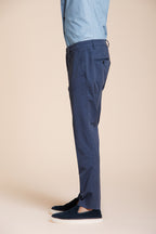 Milano pantalon chino homme en gabardine stretch extra slim fit ①
