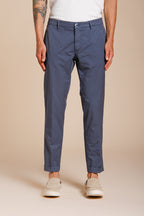 Milano pantalon chino homme en gabardine stretch extra slim fit ①