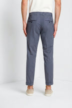 Milano men's chino pants in stretch gabardine extra slim fit ①