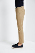 Milano men's chino pants in stretch gabardine extra slim fit ①