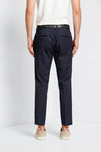 Milano men's chino pants in stretch gabardine extra slim fit ①