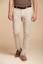 Milano Herren Chino Hose aus Stretch-Gabardine extra slim fit ①