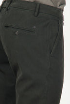 Milano pantalone chino uomo in gabardina stretch extra slim fit ①