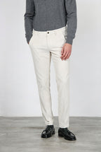 Milano pantalone chino uomo in velluto 500 righe extra slim fit ①