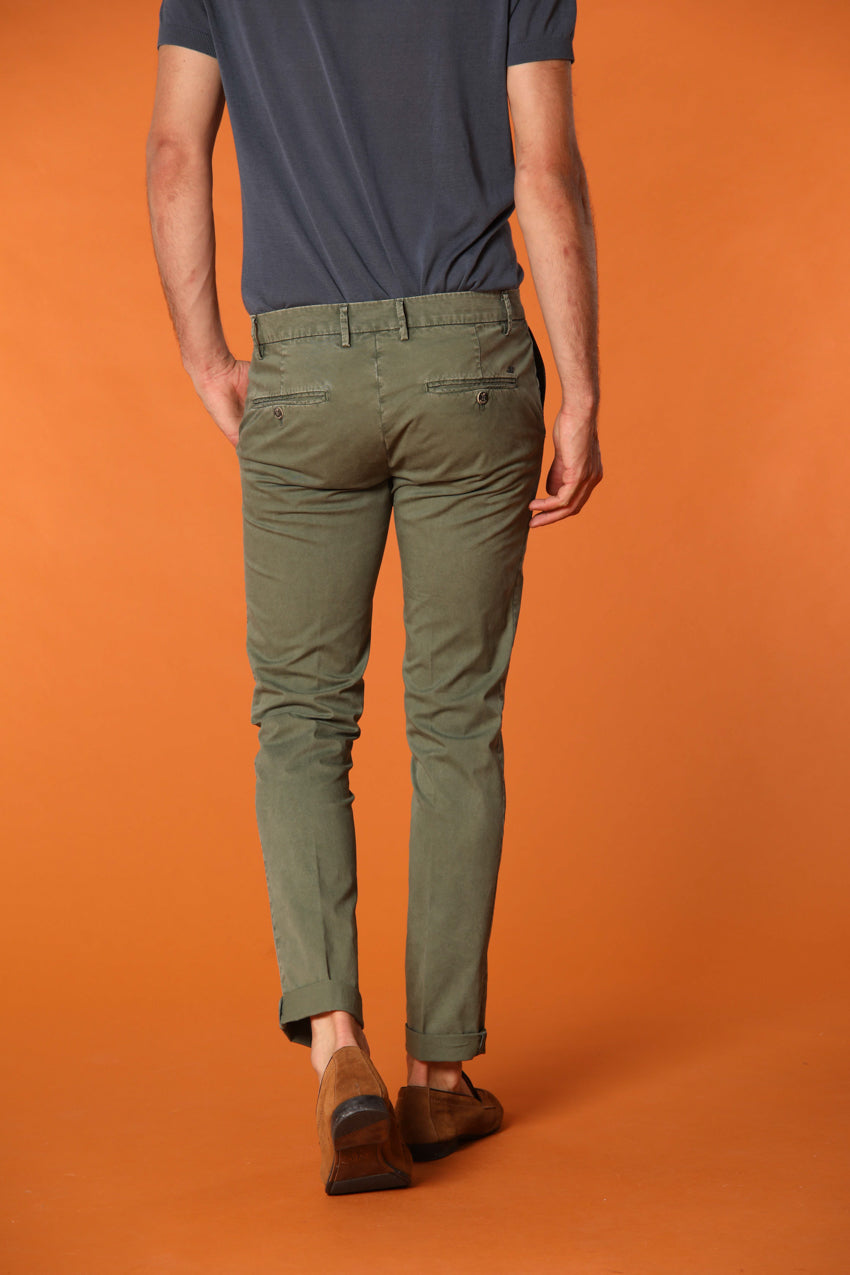 Milano Essential Pantalon chino homme en coton pima twill stretch Extra slim fit