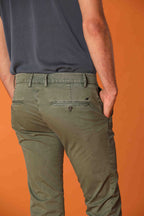 Milano Essential Pantalon chino homme en coton pima twill stretch Extra slim fit