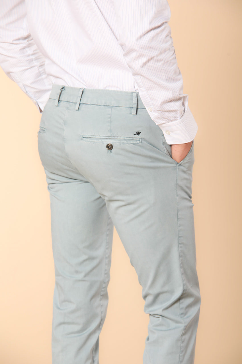 Milano Essential Pantalon chino homme en coton pima twill stretch extra slim fit