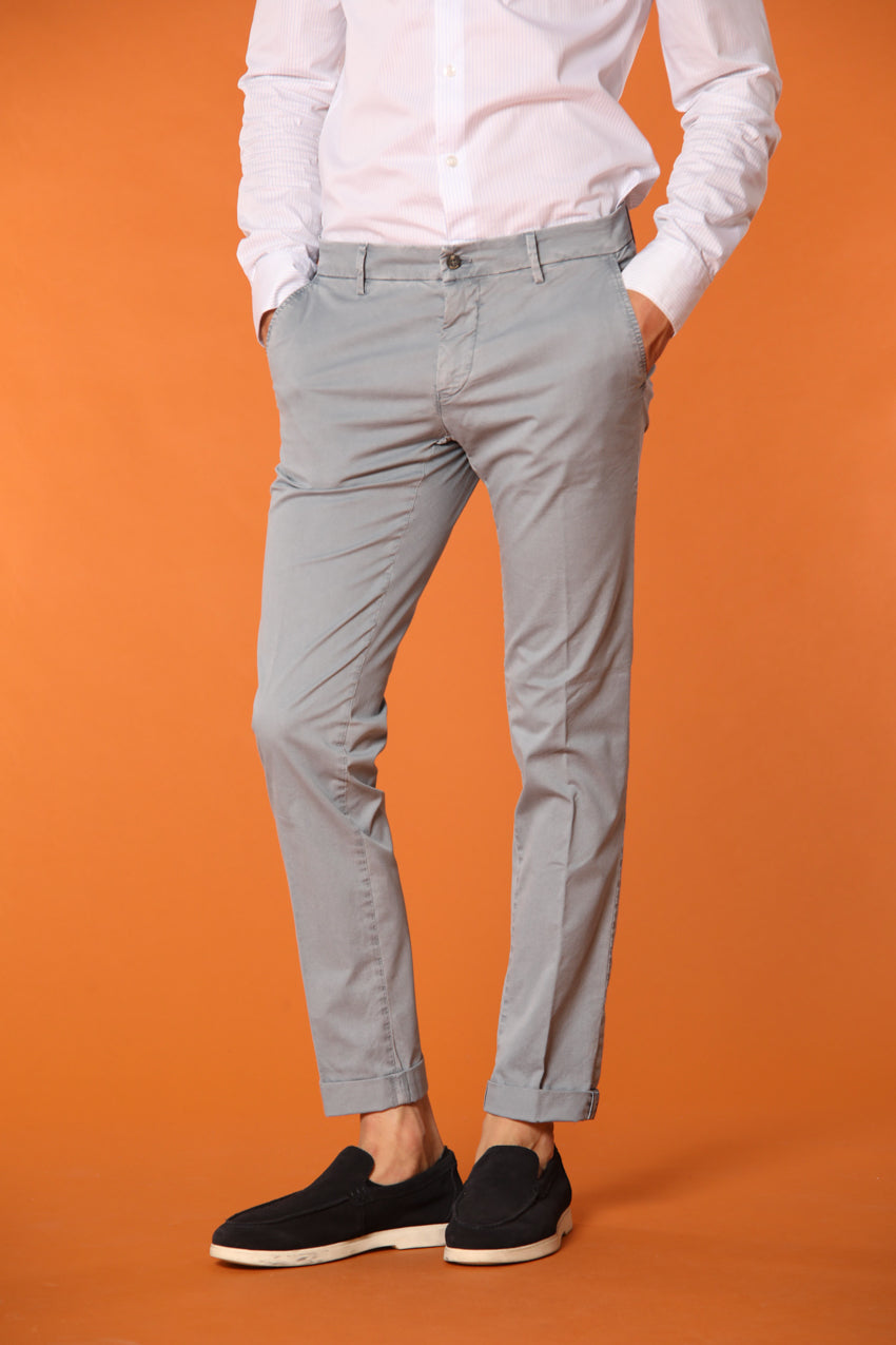 Milano Essential Pantalon chino homme en coton pima twill stretch coupe Extra slim