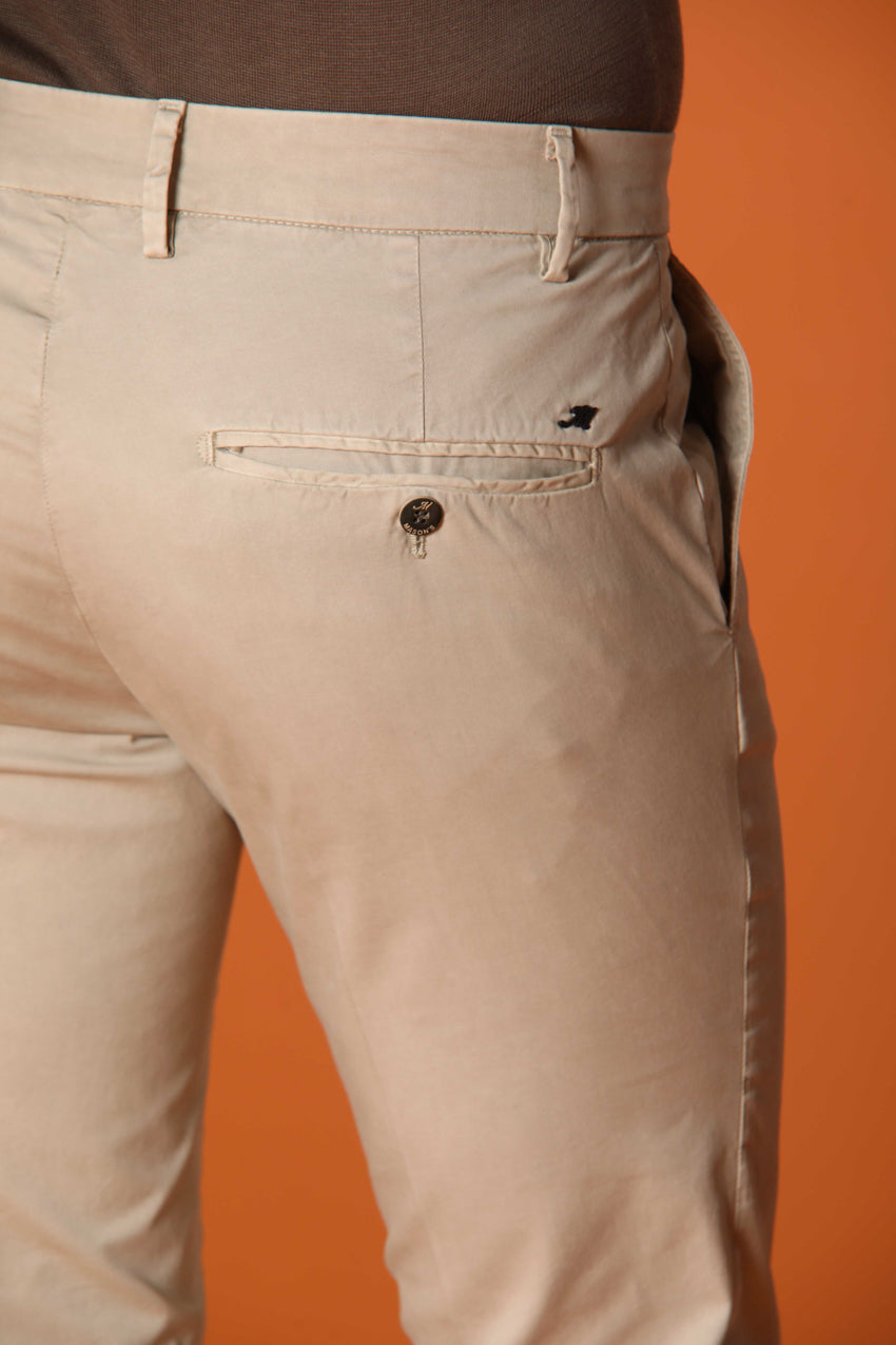 Milano Essential men's chino pants in pima cotton stretch twill extra slim fit