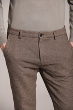 Foto 2 Osaka pantalone chino uomo in resca bicolor carrot fit