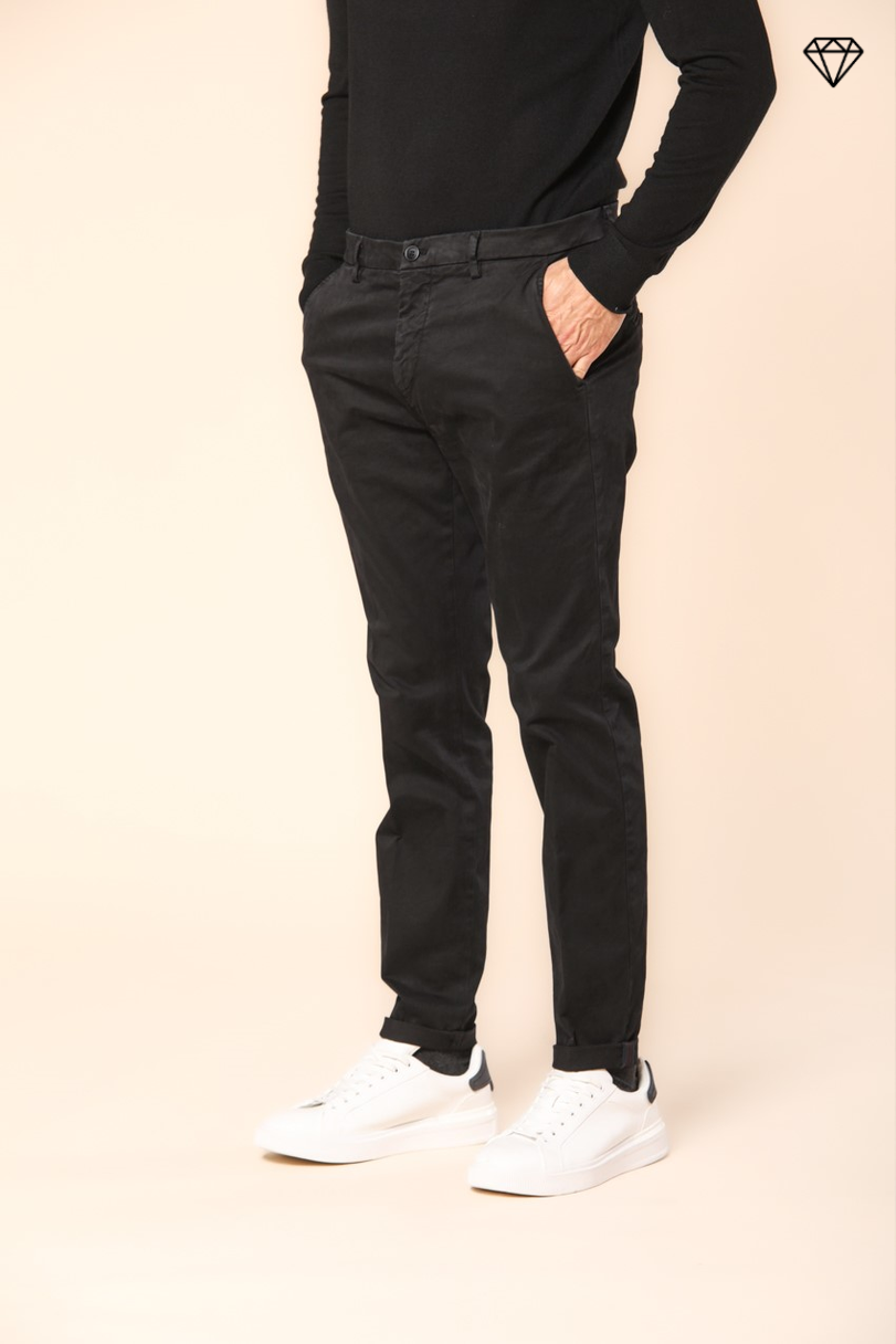 Osaka pantalon chino homme en coton modal stretch coupe carott