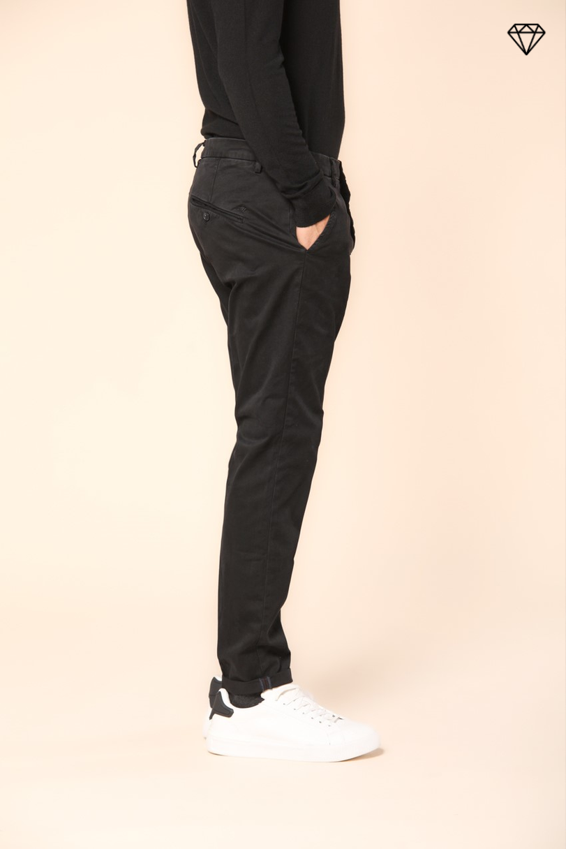 Osaka pantalon chino homme en coton modal stretch coupe carott