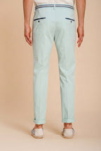 Torino Summer men's chino pants in cotton and lyocell twill slim fit