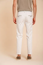 Torino Summer pantalone chino uomo in twill di cotone e lyocell slim fit