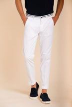 Torino Summer Hose Chino Herren aus Baumwoll- und Lyocell-Twill slim fit