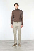 Torino Winter pantalón chino de hombre en gabardina stretch slim fit