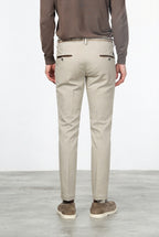 Torino Winter pantalón chino de hombre en gabardina stretch slim fit