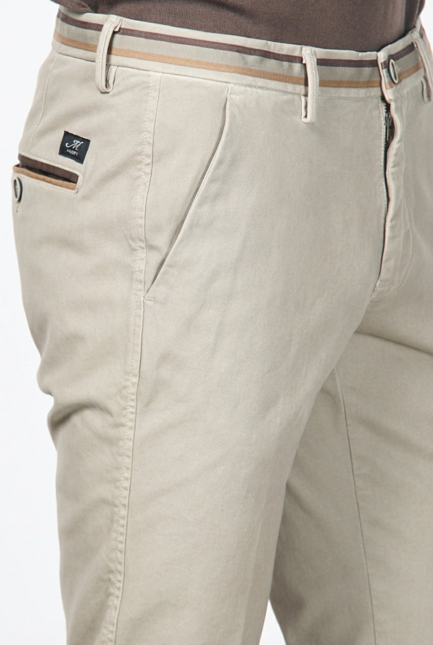 Torino Winter pantalón chino de hombre en gabardina stretch slim fit