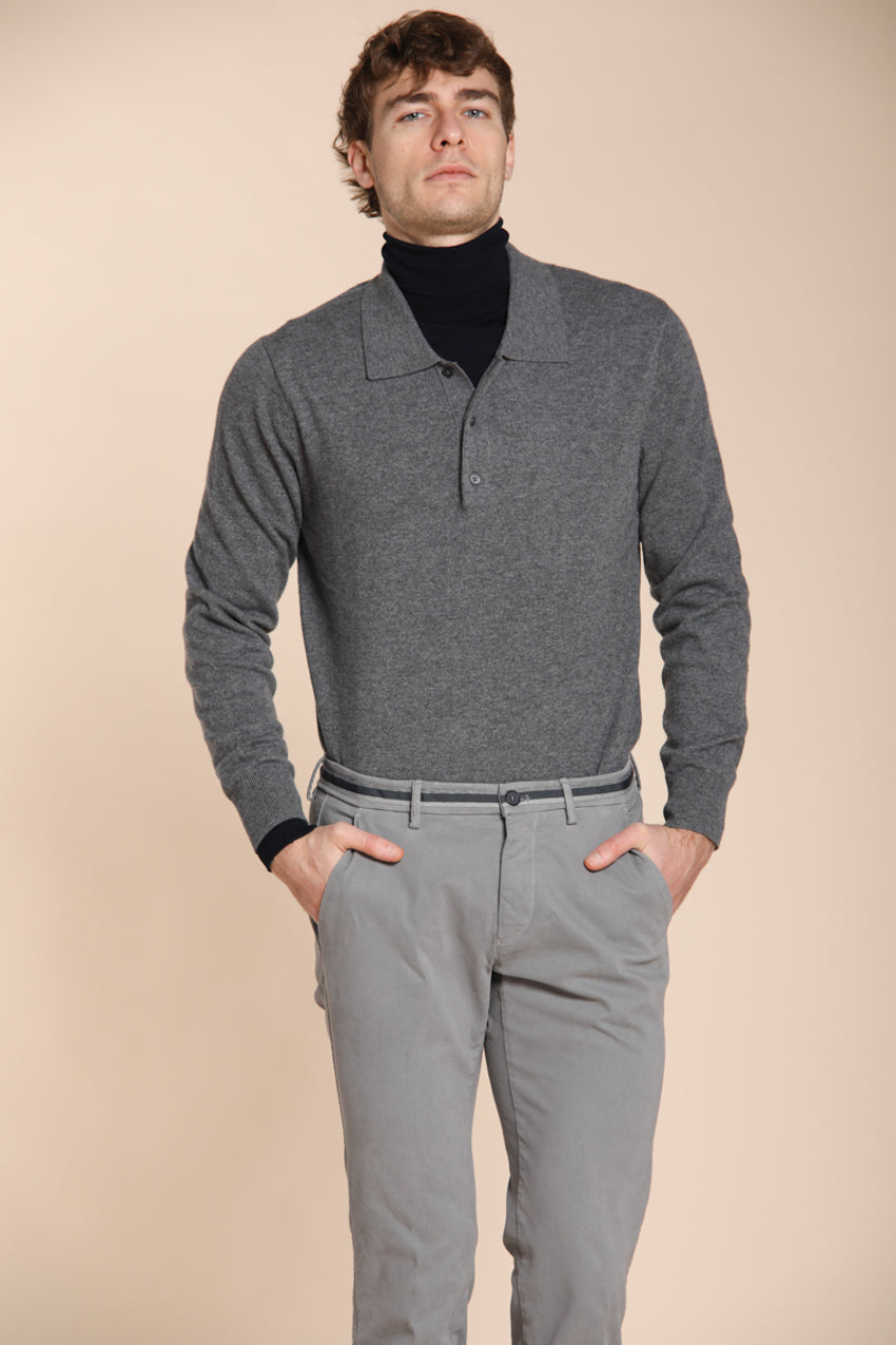 Torino Winter Herren Chinohose aus Stretch-Gabardine Slim Fit