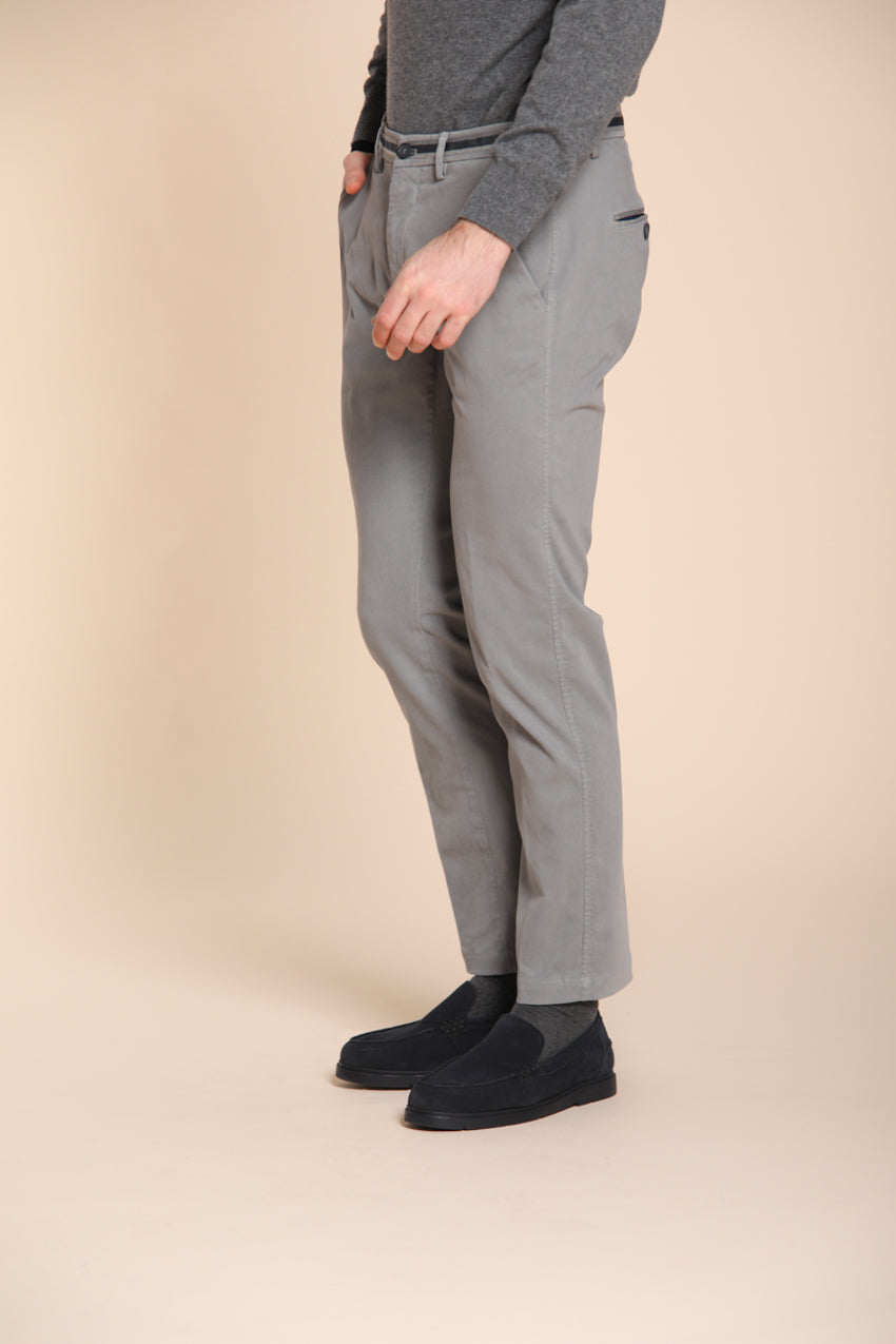 Torino Winter Herren Chinohose aus Stretch-Gabardine Slim Fit