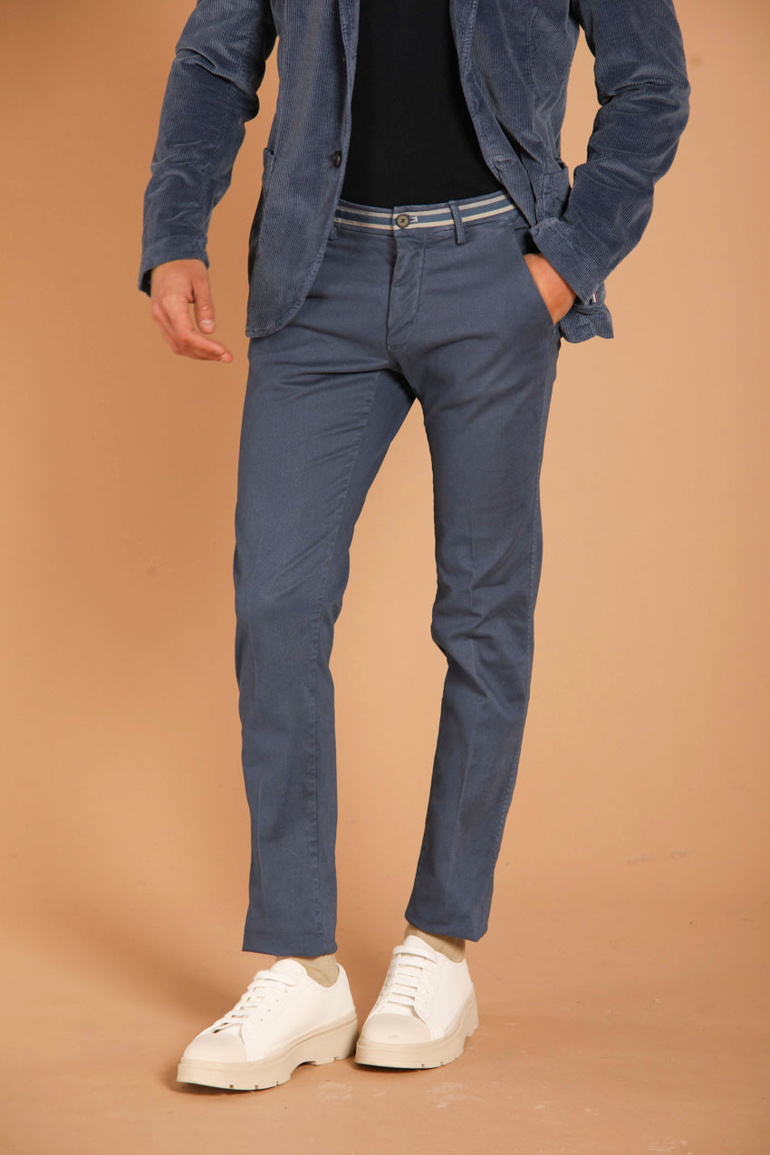 Torino Winter pantalón chino hombre en gabardina stretch ajuste slim