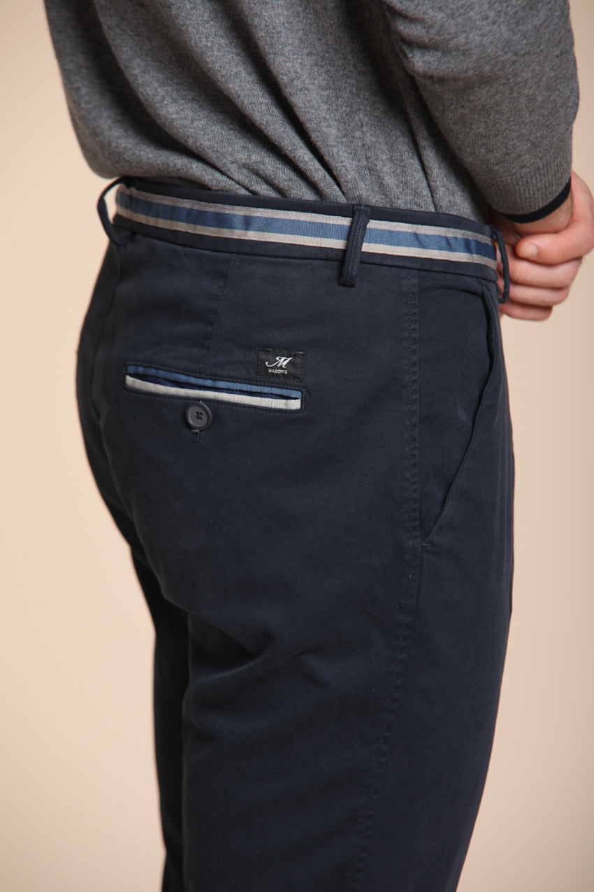 Torino Winter pantalone chino uomo in gabardina stretch slim fit