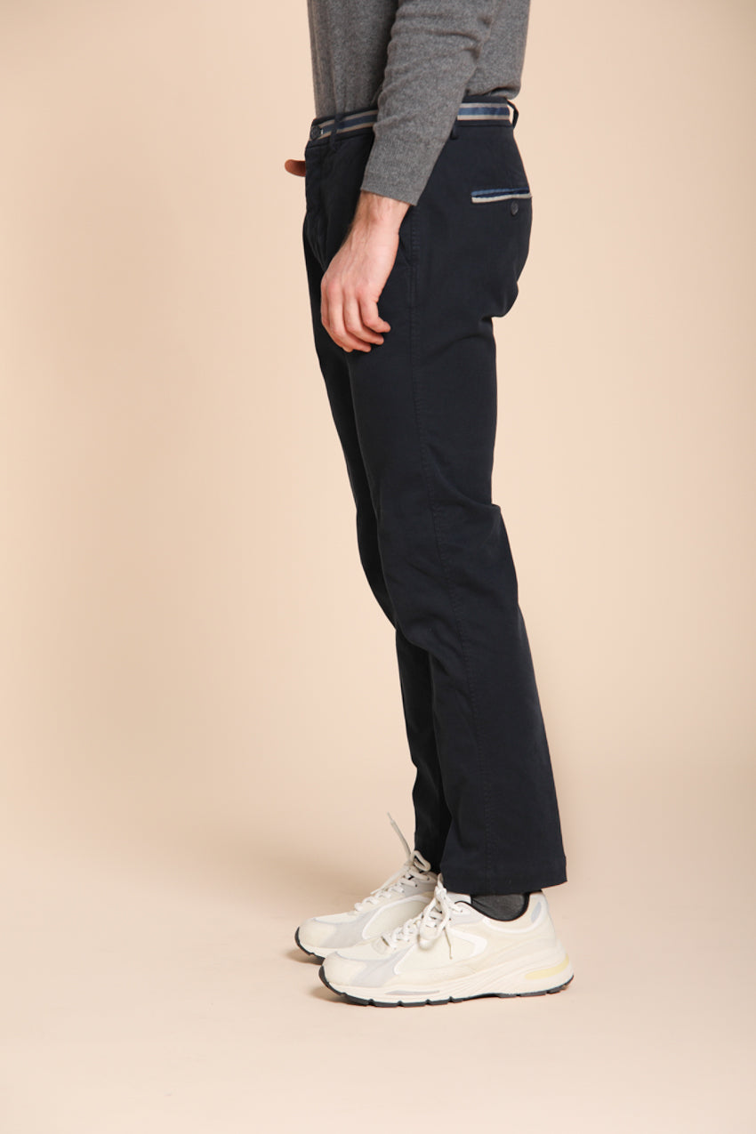 Torino Winter pantalone chino uomo in gabardina stretch slim fit