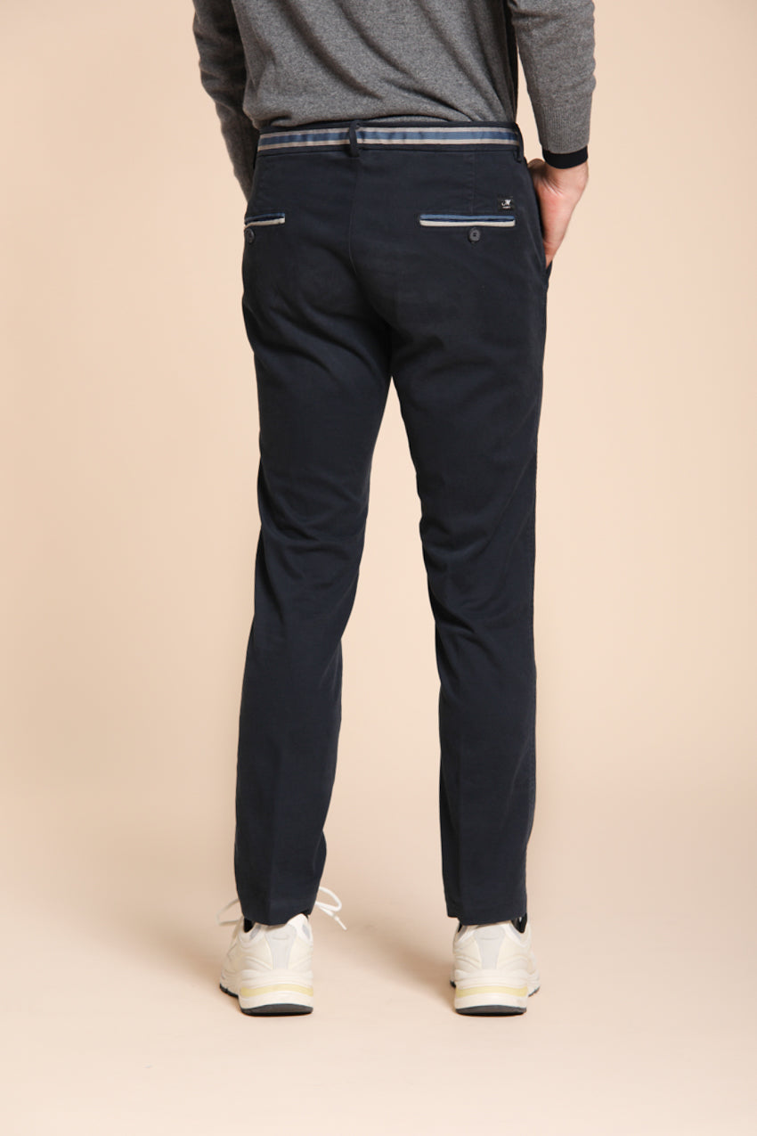 Torino Winter pantalone chino uomo in gabardina stretch slim fit