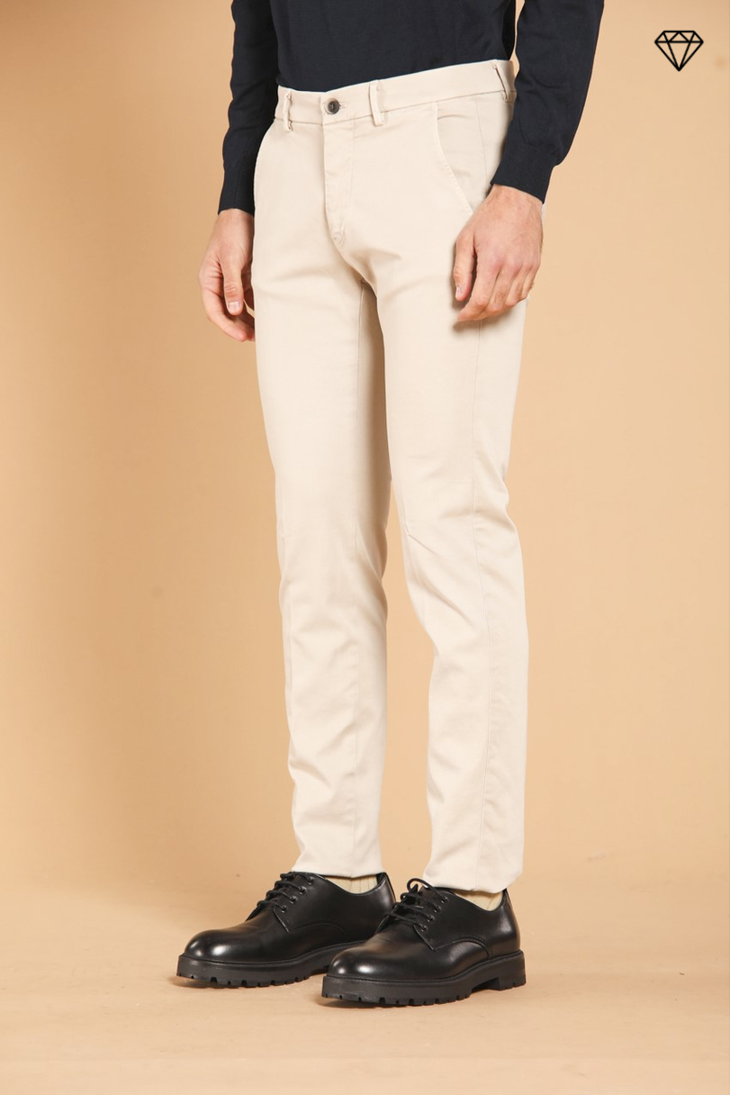 Torino men's chino pants in gabardine slim fit  ①