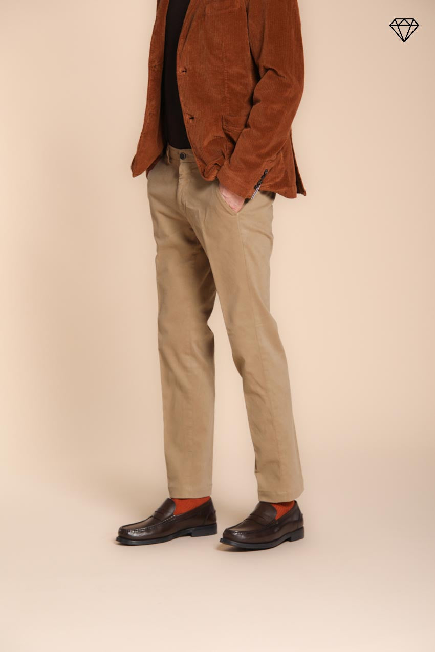Torino pantalón chino hombre en gabardina slim fit ①