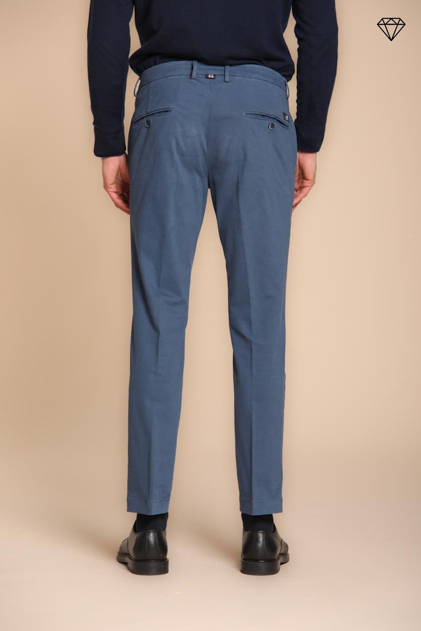 Foto 4 Torino pantalone chino uomo in gabardina slim fit ①