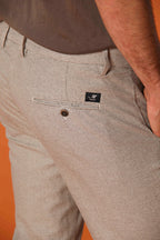 Torino Maßgeschneiderte Herren Chino Hose mit Pied-de-Poule-Muster Regular Fit