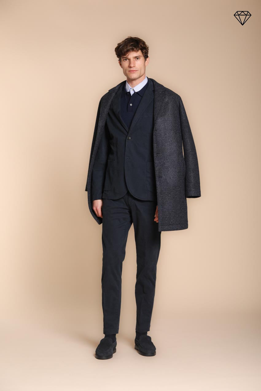 Torino pantalón chino hombre en gabardina slim fit ①