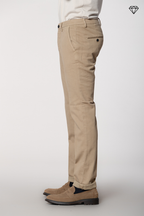 Torino pantalón chino hombre en algodón cachemira slim fit ①